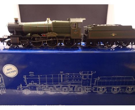 OO scale Dapol 4S-001-007D, Lydham Manor, 7827, green, late crest, DCC fitted, near mint, boxed. UK P&amp;P Group 1 (£16+VAT 