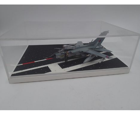 1/72 scale Revell Tornado, made to high standard in diorama case. UK P&amp;P Group 2 (£20+VAT for the first lot and £4+VAT fo