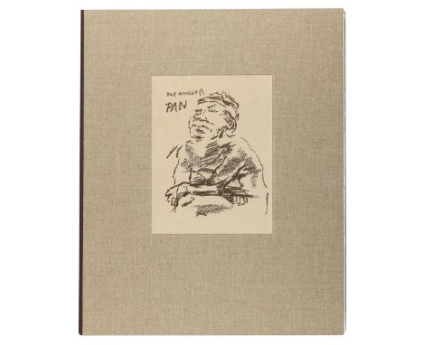 Kokoschka,O.: Pan. Siebzehn Original-Lithographien zum Roman von Knut Hamsun. Hbg., Hoffmann &amp; Campe 1978. Imp.Fol. Mit 1