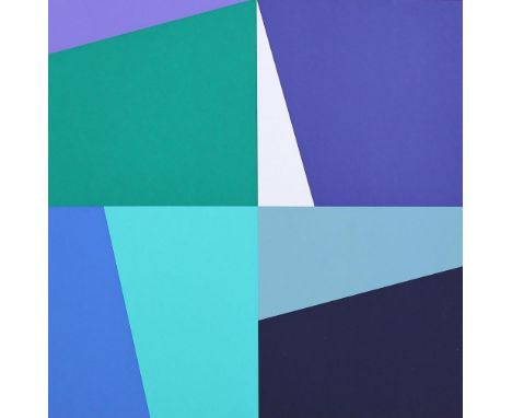 Stankowski, Anton: (1906 Gelsenkirchen - Stuttgart 1998). Konkrete Komposition. Farbserigraphie. 1977. Ca. 39,4 x 40 cm. Sign