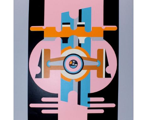 Nemitz, Otto: (1935 Berlin - Köln 2012). Ohne Titel (Konkret-Konstruktivismus). Serigraphie 1971. Ca. 50 x 50, Blgr. 100 x 70