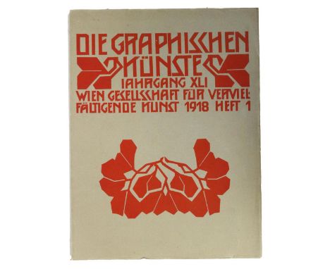 Graphischen Künste, Die.: Sammlung von 16 Heften in 13 Lieferungen. Wien 1916-19. Fol. Mit zahlr. Taf. u. Textabb. Obrosch.  