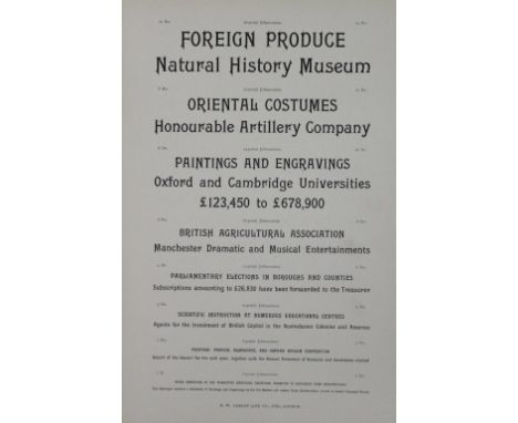 Caslon,H.W.: Specimens of Printing Types and Catalogue of Material. London (um 1925). 4°. Mit farb. Portrait-Front. u. zahlr.