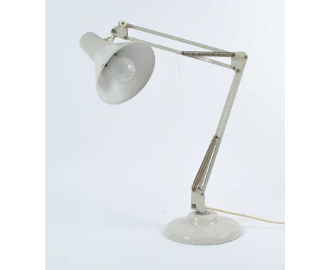 A 20th century white painted anglepoise desk lamp