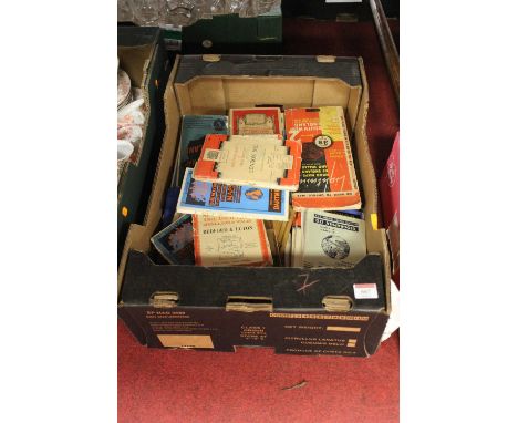 A box of assorted Ordnance Survey and other maps to include London, North East, Sheet 161 published 1958, Bedford Luton sheet