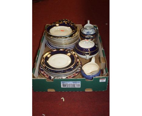 A box of miscellaneous items, to include a Rococo style gilt metal wall light, and a Chinese polished hardwood stand 
