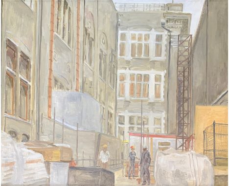 John Lessore (b.1939), Study for portrait (National Portrait Gallery), 1998-99, oil on canvas, 81x98cm 