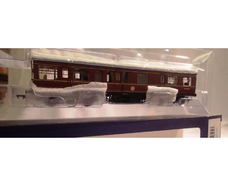 Bachmann 39-776 LMS Inspection saloon, BR Maroon, near mint, storage wear to box. P&amp;P Group 1 (£14+VAT for the first lot 