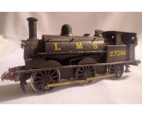 OO scale kit built 0.6.0 saddle tank L.M.S black 27384, good build and finish. P&amp;P Group 1 (£14+VAT for the first lot and