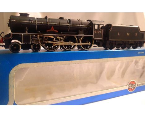 OO scale Airfix Royal Scots Fusilier, LMS Black, 6103 in excellent condition, box is good. P&amp;P Group 1 (£14+VAT for the f