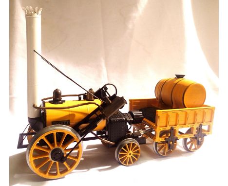 Hornby 3/12 inch gauge live steam Stephensons Rocket, gas fired in very good to excellent condition, unboxed. P&amp;P Group 2