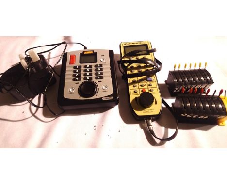 Gaugemaster Prodigy Advance controller and Hornby digital controller with transformer and 15 switches, all unboxed. P&amp;P G