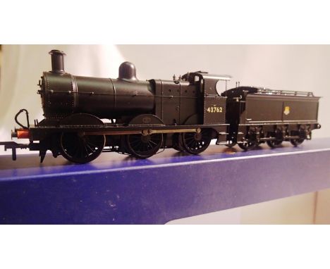 Bachmann 31-626 class 3F, Black Early Crest 43762, excellent condition, some detail fitted, box with storage wear. P&amp;P Gr