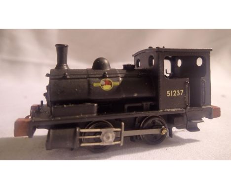 OO scale kit built 0.4.0 saddle tank metal B.R Black 51237 Late Crest, very good to excellent build and finish. P&amp;P Group