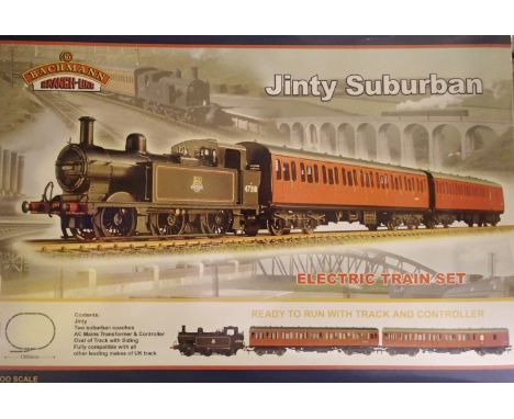 OO gauge, Bachmann 30-016 Jinty Suburban train set in excellent to very mint condition, slight storage wear to box. P&amp;P G