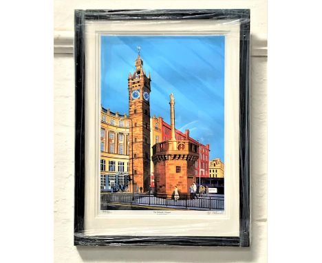 ED O'FARRELLThe Tolbooth, Glasgow, limited edition print, signed and numbered 134/850, framed, 36.5cm x 26cm 