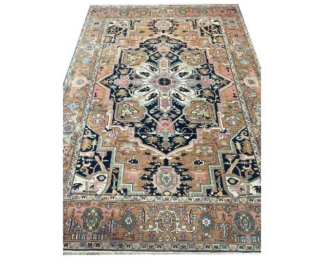 FINE PERSIAN SERAPI DESIGN CARPET, 380cm x 275cm. 