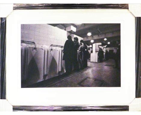 ROLLING STONES AT VICTORIA STATION TOILET BEFORE GOING TO BRIGHTON, 11th Oct 1965, No. 2/100, Hayward Archive embossed stamp,