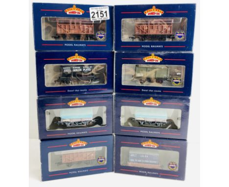 8x Assorted Bachmann Freight Wagons Boxed P&amp;P Group 1 (£14+VAT for the first lot and £1+VAT for subsequent lots) 