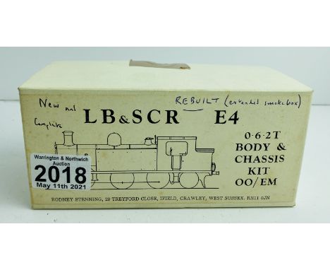 Rodney Stenning Models 4mm OO Gauge LB&amp;SCR E4 Locomotive Kit - Includes Wheels, Mashima Motor &amp; Gearbox  (Contents re