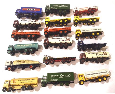 Eighteen EFE OO scale commercial vehicles, unboxed. P&amp;P Group 2 (£18+VAT for the first lot and £3+VAT for subsequent lots