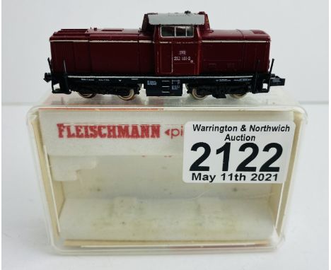 Fleischmann N Gauge 7229 DB Shunter Locomotive (Used) Boxed P&amp;P Group 1 (£14+VAT for the first lot and £1+VAT for subsequ