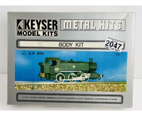 Keyser L43 OO Gauge 4mm BR 1500 Tank Loco Kit - Included in box is Motor, Gearbox &amp; Wheels (Contents remain unchecked for