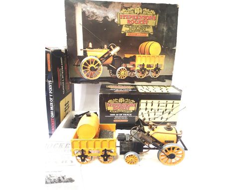 Hornby 3 1/2 gauge live stream rocket set light use, ex display (requires cleaning, missing gas bottle, spanner etc) box in i