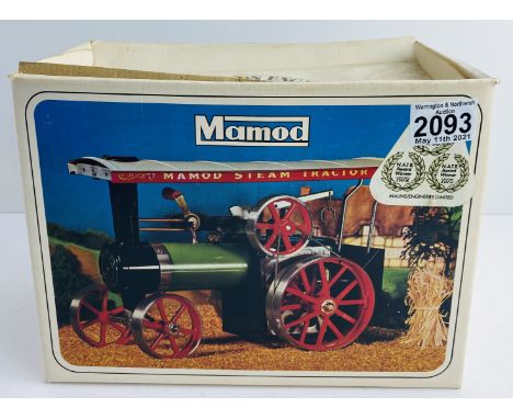 Mamod Steam Tractor (1970's Issue) - Appears to have been displayed, but not steamed. With Accessories, Box and Instructions.