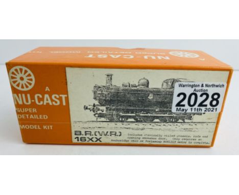 Nu-Cast Models 4mm OO Gauge Class  16XX 0-6-0 Locomotive Kit - Includes Wheels, Mashima Motor &amp; Gearbox  (Contents remain