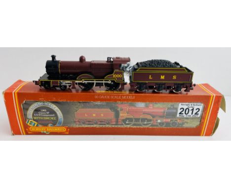 Hornby OO Gauge LMS Class 4P (with smoke) Loco - Appears unrun - Outer box tired  P&amp;P Group 1 (£14+VAT for the first lot 