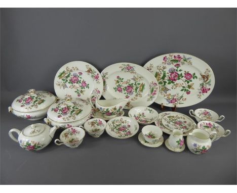 A Wedgwood 'Charnwood' Dinner Service, comprising eight dinner plates, eight luncheon plates, eight starter plates, eight sid