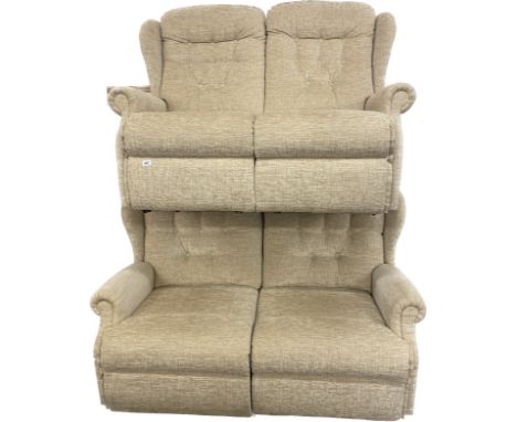 2 seater , 2.5 seater sofa, largest sofa measures approximately height 38 inches, 64 inches wide 