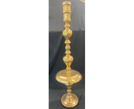 Tall Moroccan pipe base, approximate height 35 inches 