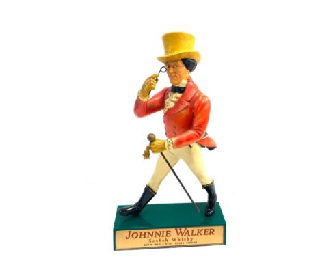 Vintage Johnnie Walker Scotch whiskey advertising figure, Large version, circa 1950's approximate height 41cm 