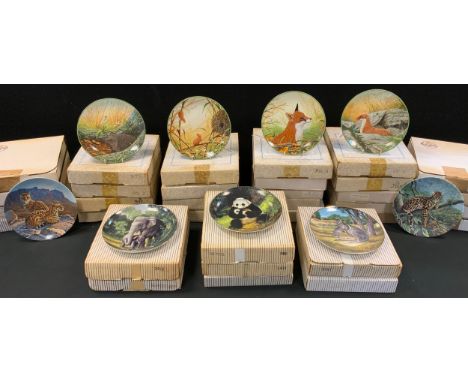 Bradford Exchange Collectors Plates - Great Cats of America;  Rollinson Portrait of Nature;   etc (46) 