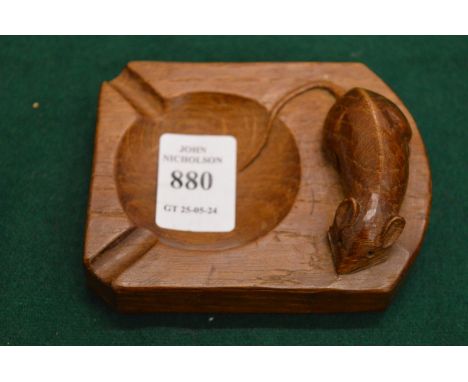 Robert Thompson of Kilburn, a Mouseman ashtray.