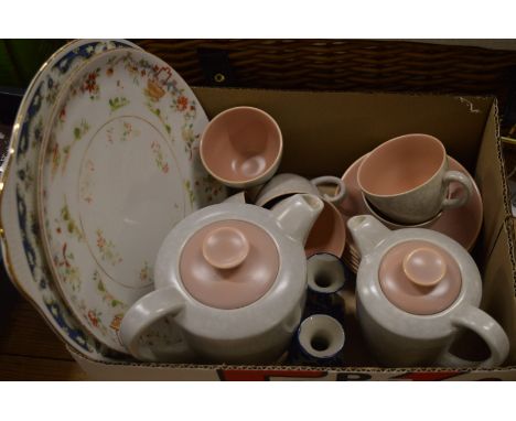 Poole pottery tea service and other items.