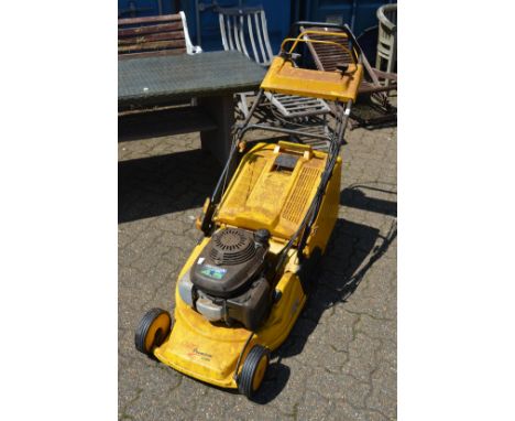 An Alko Honda powered petrol rotary lawn mower.