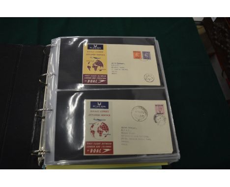 Album containing numerous first day covers.