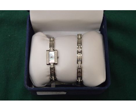 A Rotary ladies wristwatch with matching bracelet.