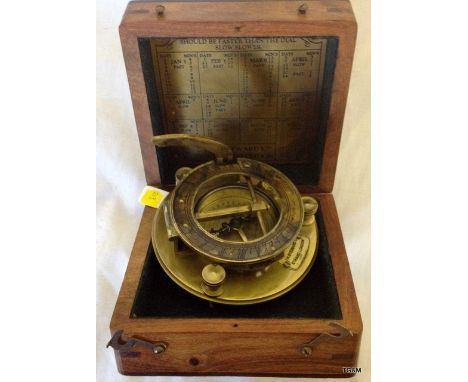 A sundial compass