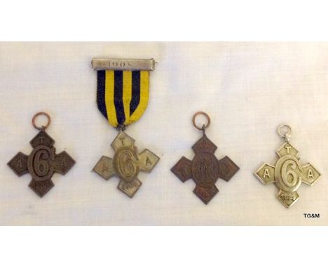 Four Army Temperance Society medals