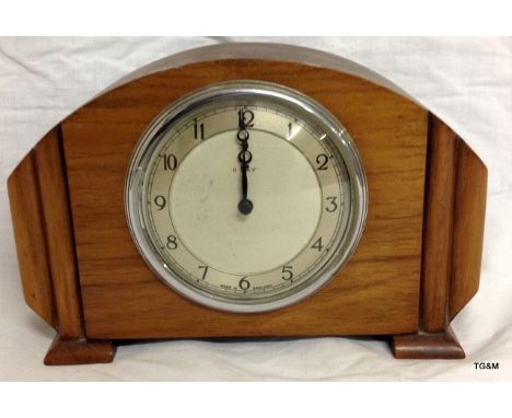 8 Day 1940's mantle clock in a Walnut case