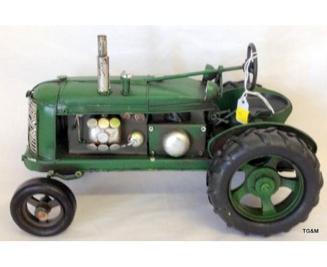 A tractor tinplate model