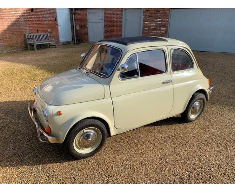 1971 Fiat 500LRegistration no. APN 938KChassis no. 2836624Odometer reading: 53,975MOT Expiry: N/A*RHD example*Previously rest