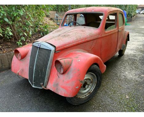 1938 Lancia Aprilia Series 1 Saloon projectRegistration no. T7745 (not UK registered)Chassis no. 382799Odometer reading: N/AM