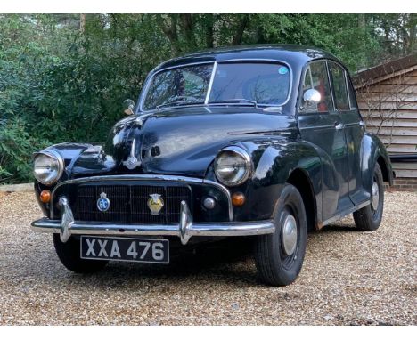 1954 Morris Minor Series II 4 Door SaloonRegistration no. XXA 467Chassis no. FAA11/239024Odometer reading: 70,067MOT Expiry: 