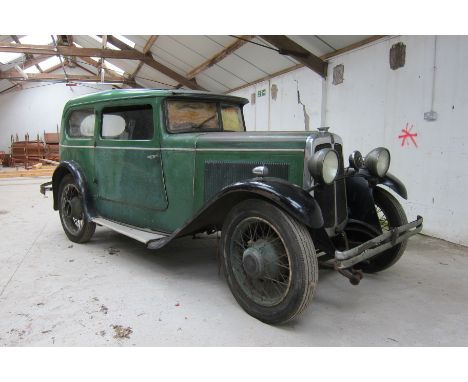 1931 Standard 9HP 111 SaloonRegistration no. VC 9447Chassis no. 110708Odometer reading: MOT expiry date: N/A * Complete and o