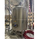 2017 CAI 1500 Gallon Stainless Steel Mash Tank - Jacketed, Dish Bottom, Top Mounted | Rig Fee $2500